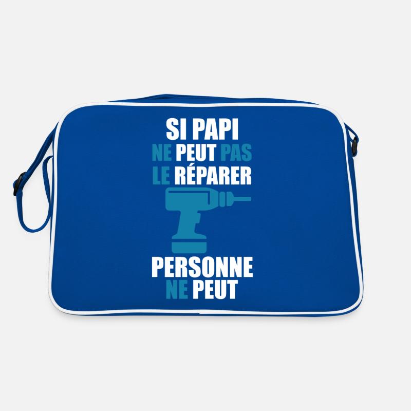 "Papi bricole" Sac Retro