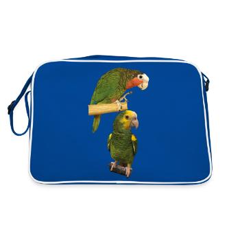 Perroquets d’Amazone - Sac Retro - bleu/blanc - Dos