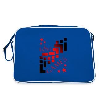 Jeux de joueurs - Sac Retro - bleu/blanc - Dos