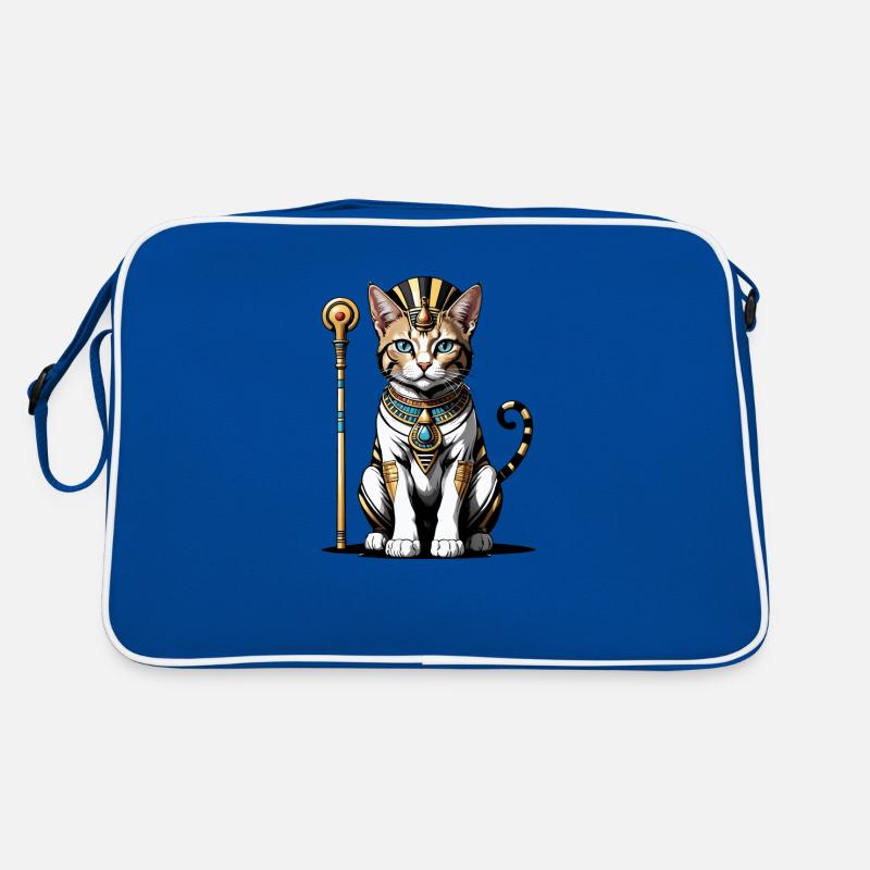 Chat Pharaon Chat Égypte Pyramide Cadeau Sac Retro