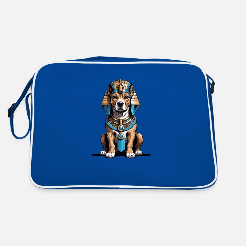 Chien Pharaon Chien Égypte Pyramide Cadeau Sac Retro
