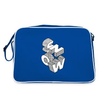 Noël SNOW Snow Letters Letter Gift - Sac Retro - bleu/blanc - Dos