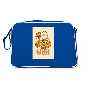 A slice of life - Retro Bag - blue/white - Back