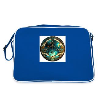 Surreal Balance - Retro Bag - blue/white - Back
