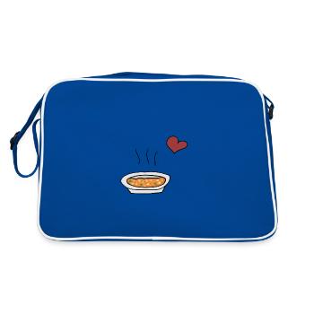 Soupe alimentaire - Sac Retro - bleu/blanc - Dos