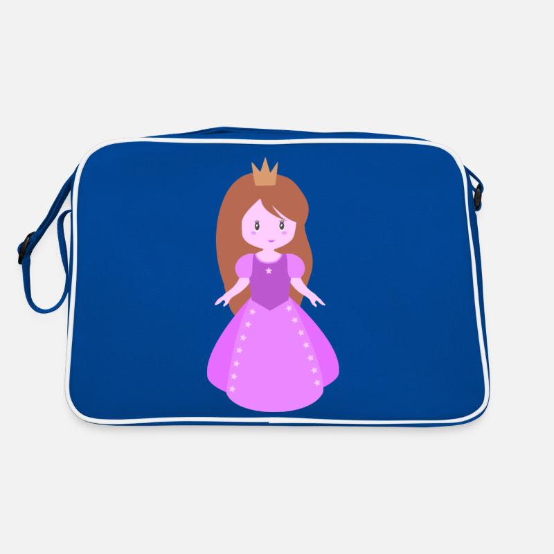 Prinzessin Mädchen Figur Retro Tasche