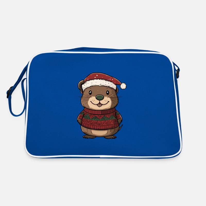 Bande dessinée de Noël castor Sac Retro
