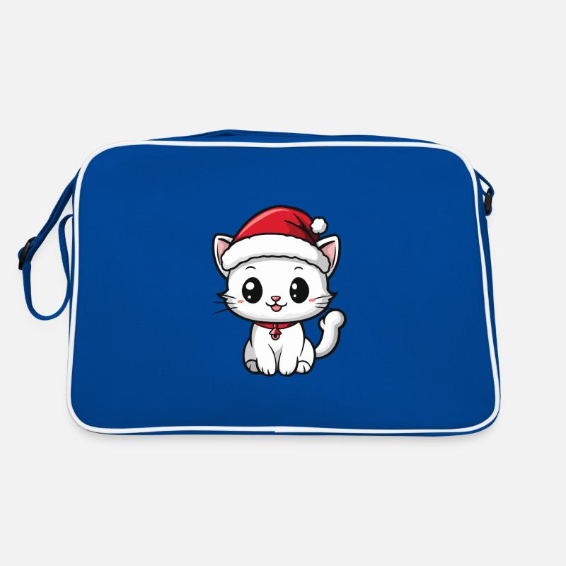 Chat Noël Noël Sac Retro