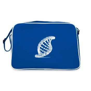 DNA Technique Chain Twisted Chain Links - Retro Bag - blue/white - Back