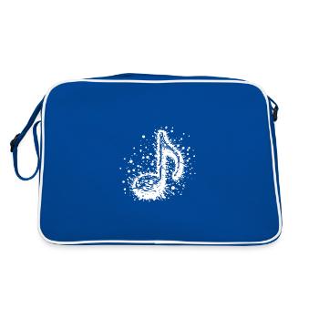 Partition de musique Tattoo Splash - Sac Retro - bleu/blanc - Dos