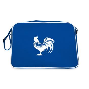 Gockel de ferme classique - Sac Retro - bleu/blanc - Dos