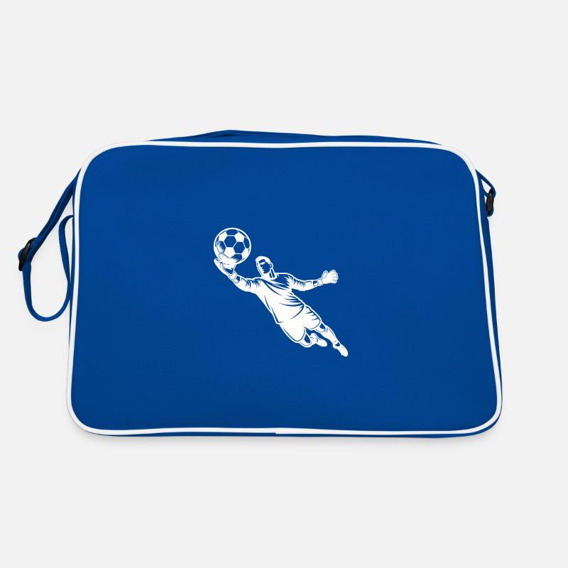 Goalkeeping skills combined in reflexes and precision Retro Bag