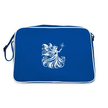 Fée de conte de fées avec des détails enchanteurs - Sac Retro - bleu/blanc - Dos