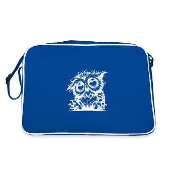 Hiboux, cernes ? Mes accessoires naturels - Sac Retro - bleu/blanc - Dos