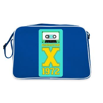 1972 Génération X Glam Rock - Sac Retro - bleu/blanc - Dos