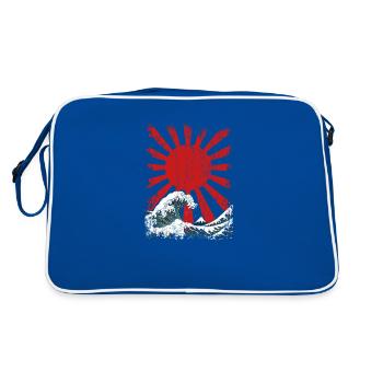 Great Wave Japan - Sac Retro - bleu/blanc - Dos