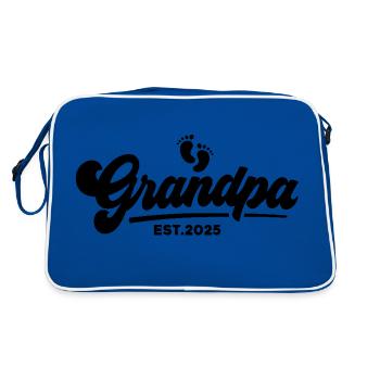 Papy 2025 - Sac Retro - bleu/blanc - Dos