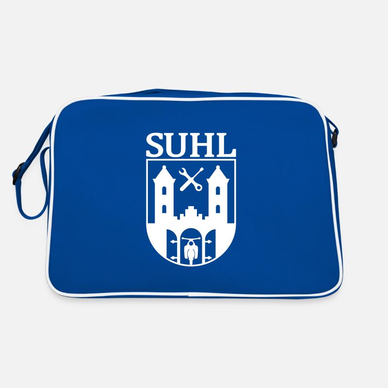 Emblème Suhl avec l’épervier étoile Simson Sac Retro