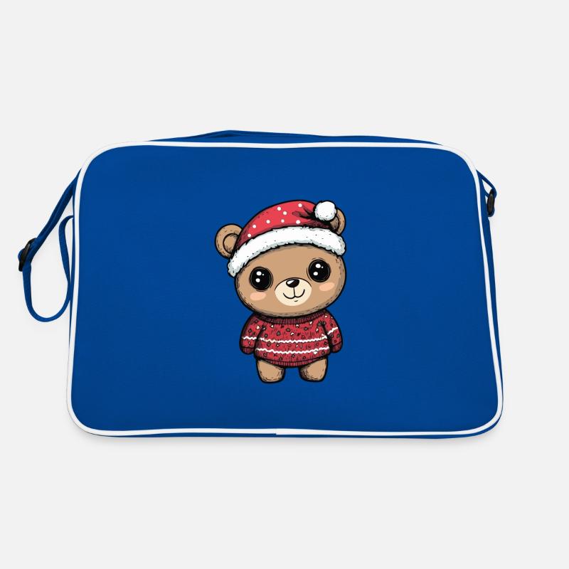Bande dessinée de Noël ours Sac Retro