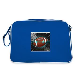 Touchdown! The fascination of American football - Retro Bag - blue/white - Back