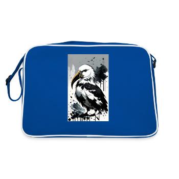 Albatros exalté - Sac Retro - bleu/blanc - Dos
