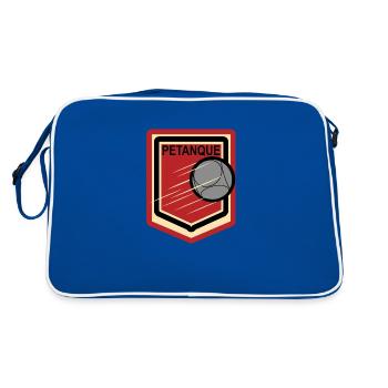 Logo de boules Petanque - Sac Retro - bleu/blanc - Dos