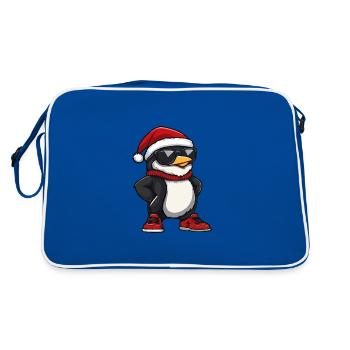 Pingouin Noël Moche Noël - Sac Retro - bleu/blanc - Dos