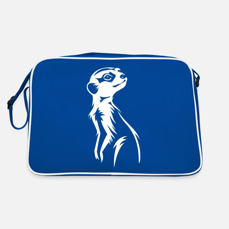 Erdmännchen Geschenk Retro Tasche