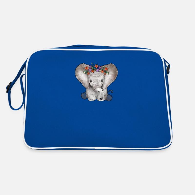 Baby Elephant Retro Tasche