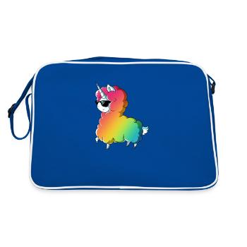 Fluffy Arc-en-ciel Licorne - Sac Retro - bleu/blanc - Dos