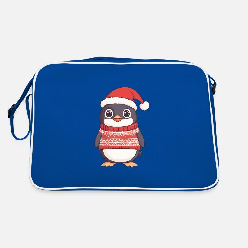 Penguin Christmas Comic Retro Bag