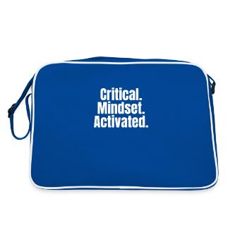 L’ critique activé – Chemise Mindset - Sac Retro - bleu/blanc - Dos
