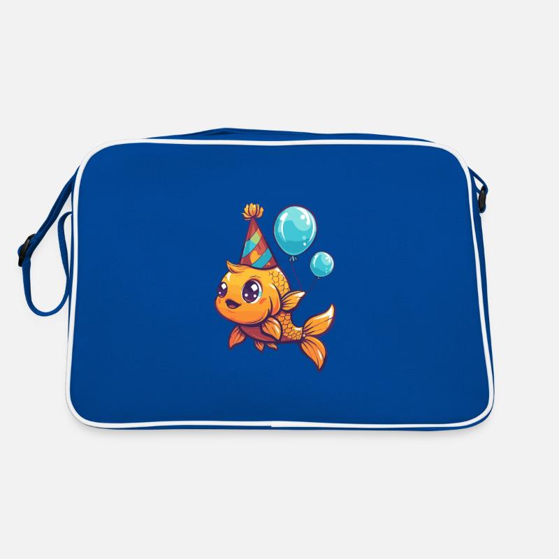Poisson rouge anniversaire bébé Sac Retro