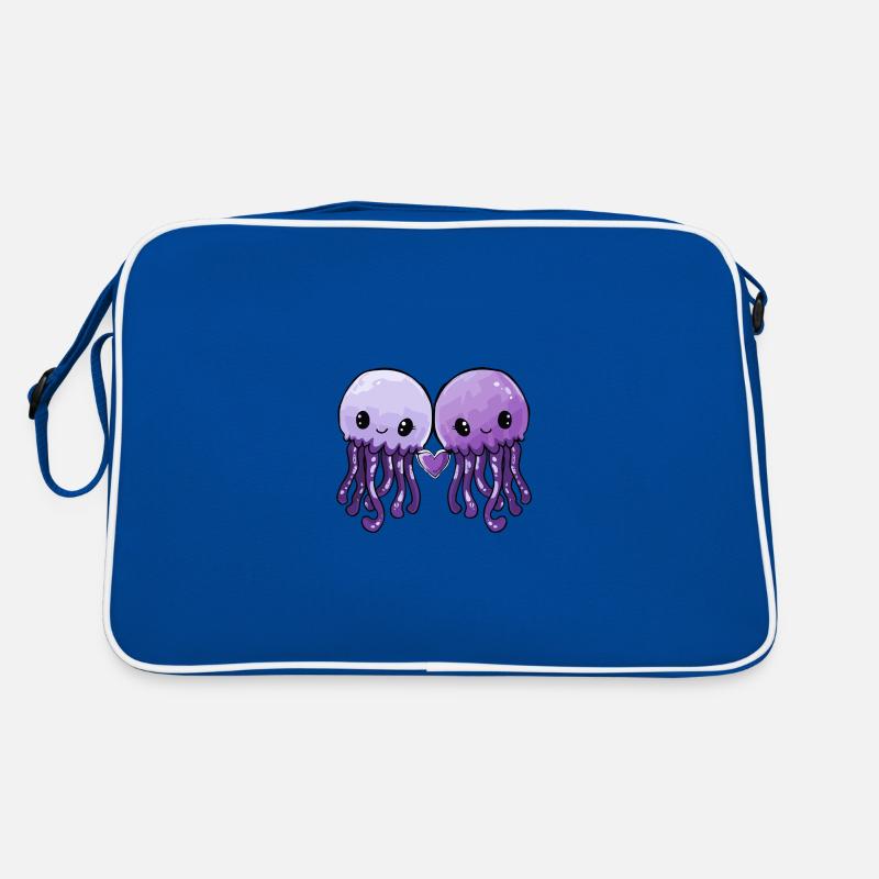 Méduses Couple Saint-Valentin Sac Retro