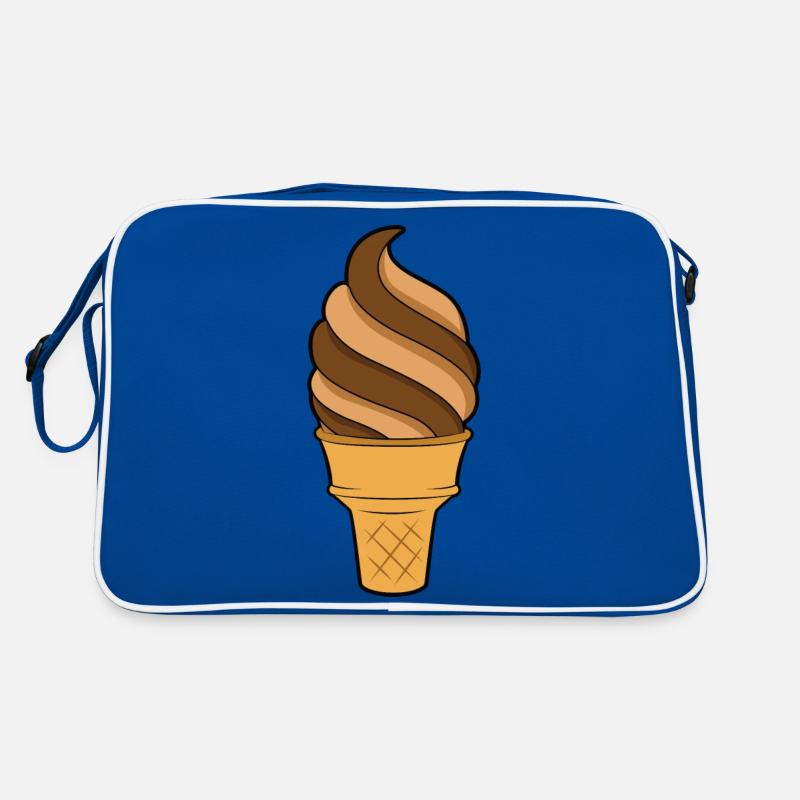 Softeis Eiscreme Retro Tasche