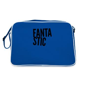 FANTASTIC - FANTA STIC. Cool new design. POD 2 - Retro Bag - blue/white - Back