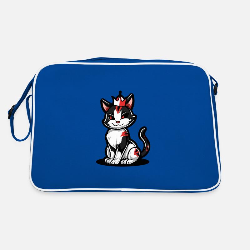 Couronne de bande dessinée de chat Sac Retro