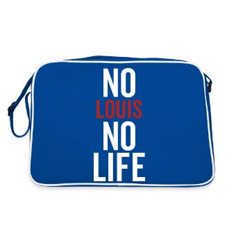 Pas de Louis Pas de vie - Sac Retro - bleu/blanc - Dos