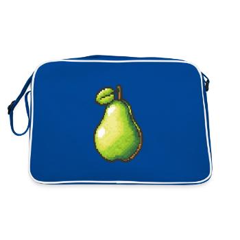 Icône de pixel d’ampoule - Sac Retro - bleu/blanc - Dos