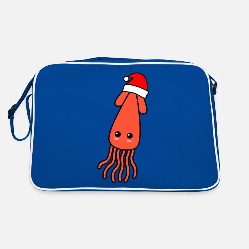 Squid Comic Christmas Xmas Retro Bag