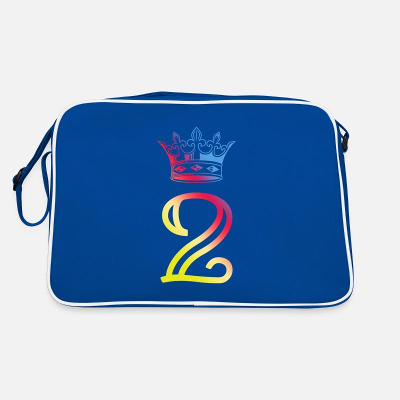 2 Couronne de numéros Sac Retro