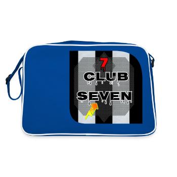 CLUB SEVEN 7 - Retro Bag - blue/white - Back
