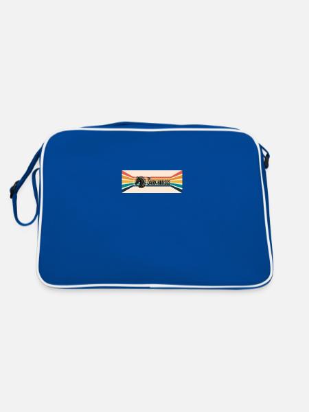 The Dark Horses Banner Logo - Retro Bag - blue/white - Back