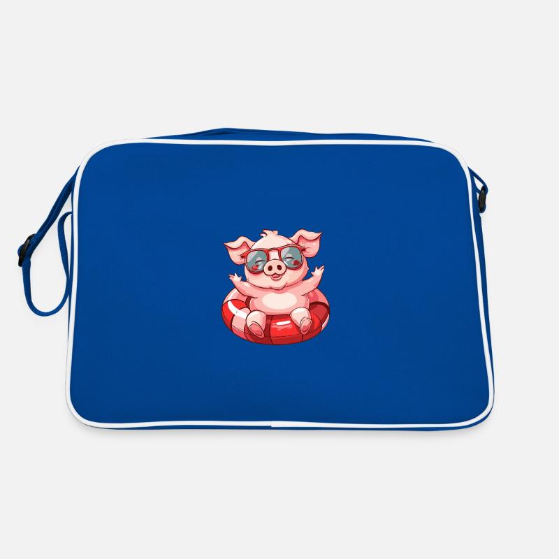 Cochon Bande Dessinée Cool Sac Retro