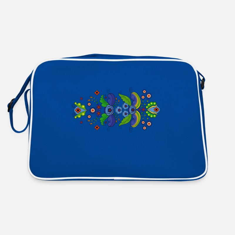 Folklore Blumen Kostüm - Kurbits Retro Tasche