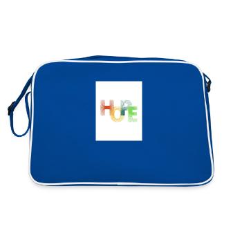 Hope Hoffnung - Sac Retro - bleu/blanc - Dos