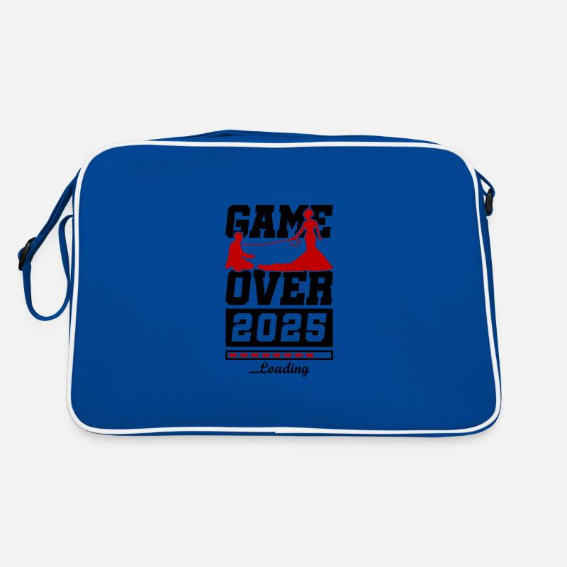 Hochzeit Loading 2025 Game Over Retro Tasche