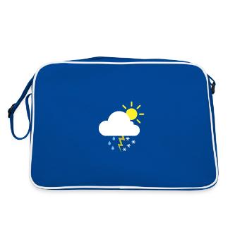 Été aujourd'hui - Sac Retro - bleu/blanc - Dos