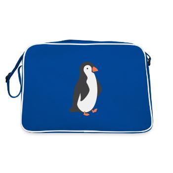 Penguin - Retro Bag - blue/white - Back