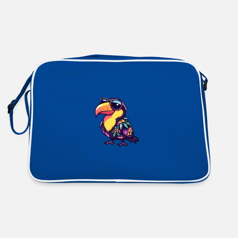 Tukan Vogel Comic Urlaub Retro Tasche